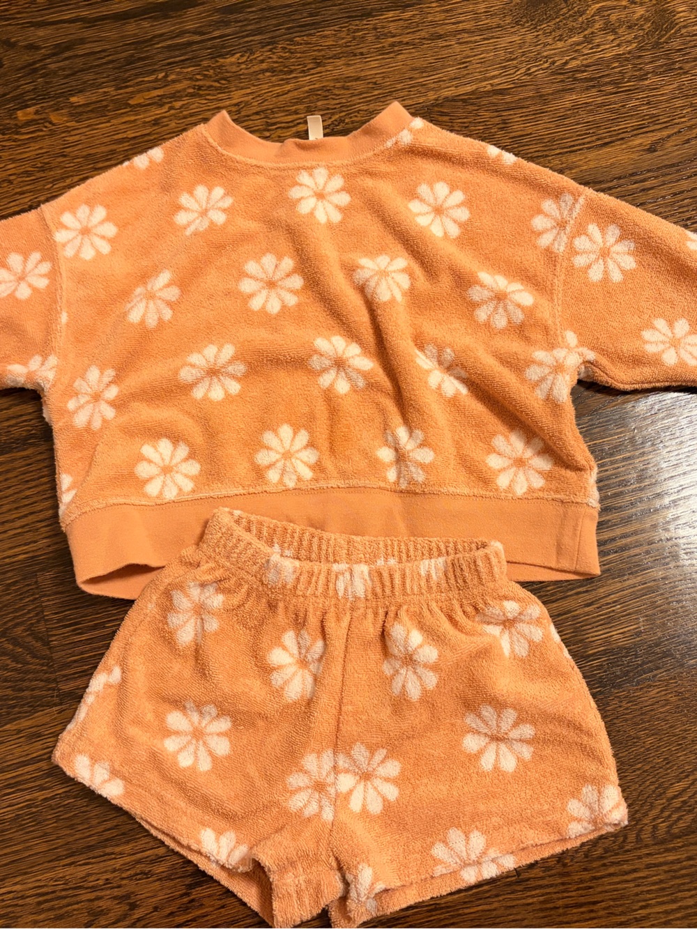 Rylee + Cru 18-24m Terry Cloth Floral Set